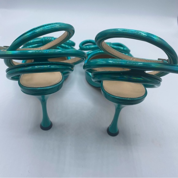 Mach & Mach - Bow Ankle Strappy Heel - Authentic - New w/o Box - Picture 9 of 14